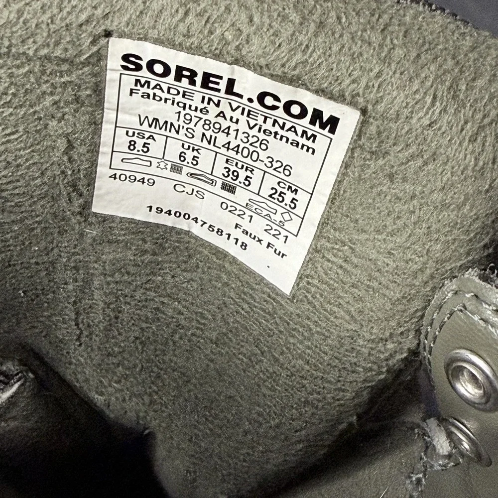 Sorel‎ Women's Kinetic RNEGD Conquest Boot — Waterproof Winter Boots Size 8.5